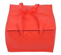 Cpolebev Foldable Large Cooler Bag Portable Food Cake Insulated Bag Aluminum Foil Thermal Box Waterproof Ice Pack Lunch Box Delivery Bag Red