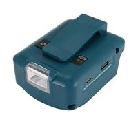 Cpolebev for ADP05 14.4V/18V Lion Battery USB/Type-C Converter Port with LED Light Spotlight Outdoor Light for