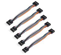 Cpolebev for Motherboard to Ordinary Chassis Adapter Cable,USB 9-Pin Revolution 11-Pin Female Conversion Cable 24AWG, 5Pcs