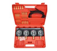 Cpolebev Four-Cylinder Vacuum Carburetor Synchronizer Sync 4 Gauge Motorcycle Balancer Vacuum Meter Synchronous Vacuum Table