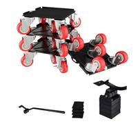 Cpolebev Furniture Trolley,Furniture Moving Set,Furniture Lift with Swivel Universal Wheels,Carbon Steel Furniture Moving Trolley