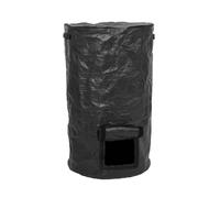 Cpolebev Garden Yard Compost Bag with Lid Waste Sacks Composter 15 Gallon Ferment Manure Waste Collector Easy to Use
