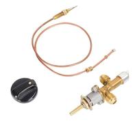 Cpolebev Gas Fireplace Fire Pit Flame Failure Control Valve Kit Fire Pit Thermocouple Replace Control Valve Fireplace Parts