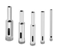 Cpolebev Glass Drill Bit Set- Drill Bits Glass Hole Saw Bottle Extractor Remover Tool