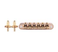 Cpolebev Gold Tune-O- Electric Roller Saddle Bridge Lp Electric Guitar Bridge From Korea