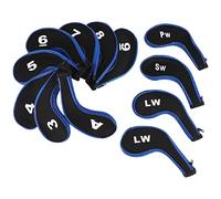 Cpolebev Golf Iron Cover Club Heads Protector Wedge Headcovers Long Neck with Zip for, Cobra