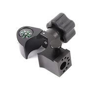 Cpolebev GPS Range Pole Cradle Bracket for Trimble Handheld Open Data Collector with Compass Quick Release Pole Clamp, A