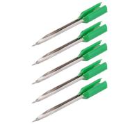 Cpolebev Green Garment Tagging Steel Needles (5 PCs in One Box)