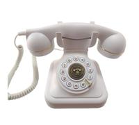 Cpolebev Guestbook Audio Wedding Phone, A Vintage Guestbook for Recording Guest Voice Messages, White