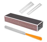 Cpolebev Guitar Fingerboard Luthier Tool - Guitar Fret Crowning Luthier File, Fret Leveling Beam Sanding Leveler Beam and Fingerboard Guard Protectors