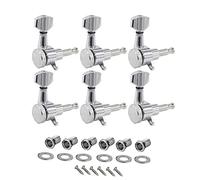 Cpolebev Guitar Locking Tuners String Tuning Pegs Machines Heads Set for Guitar Parts,Right