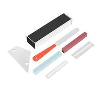 Cpolebev Guitar Luthier Tool Include Fret Leveling Beam,Guitar Fret File,Rocker and Fingerboard Protectors,Grinding Stones