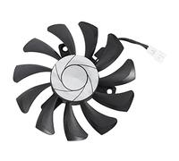 Cpolebev HA8010H12F-Z 75MM 2Pin GTX1050Ti GPU Cooler DUAL Fan for GTX 1050Ti GTX-1050-Ti-4GT-OC(1Pcs)