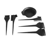 Cpolebev Hair Dye Color Brush and Bowl Set, Hair Color Brush Mixing Bowl Kit,Tools for Hair Dying Coloring Applicator, 7 Piece Set