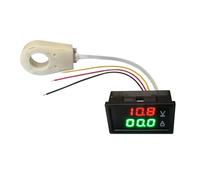 Cpolebev Hall Ammeter Voltmeter DC 0-300V 100A Battery Monitor LED Digital Current Voltage Meter 12V 24V 36V 48V 60V Car Reusable Easy to Use