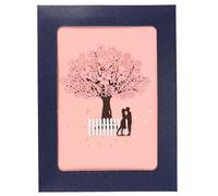 Cpolebev Handmade Up Romantic Birthday, Anniversary, Dating Card for Husband, Wife, Boyfriend, Girlfriend - Tree with Couples