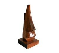 Cpolebev Handmade Wooden Carved Nose Eye Glasses Stand, Wood Nose Eyeglass Display Holder, Eyeglass Display Holder
