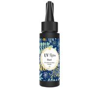 Cpolebev Hard UV Resin Glue Clear Ultraviolet Curing Quick Drying Epoxy Resin UV Glue DIY Jewelry Making Tools 60G