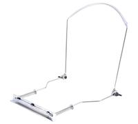Cpolebev Harmonica Neck Holder 10 Holes Blues Harp Mouth Organ Stand Harmonic Rack -Silver