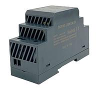 Cpolebev HDR-30-24 DIN Rail Power Supply Short Circuit Protection LED Indicator for Power on DC 24V 1.5A