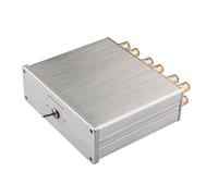 Cpolebev HIFI Lossless 4 in 1 Out 2 in 1 OUT Hifi Stereo Audio Source Input Signal Switcher Switch Splitter Selector Box(A) Easy Install