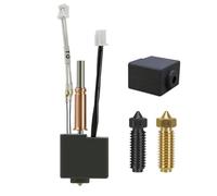 Cpolebev Hotend for -3 Combo Print-Head Extruder Kit Heater Block Heating- Thermistor with Extra 0.4MM Nozzles