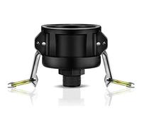 Cpolebev IBC Tote Fittings for 275 330 Gallon Tote Tank-2 Inch Cam Lock Fittings-for 3/4 Inch Male Garden Thread IBC Tote Adapter