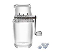 Cpolebev Ice Crusher Manual Rotary Ice Crusher Cocktails Machine Ice-Cube Crushed Smoothies Ice Crusher Machine Home A