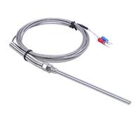 Cpolebev K Type 0-800 Degree Celsius Thermocouple Probe Sensors 2M 6.5Ft