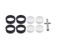 Cpolebev K969-01 K969-02 Wheel Rim Hub with Tire for K969 K979 K989 K999 P929 P939 1/28 RC Drift Car Spare Parts