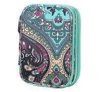 Cpolebev Knitting Needles Case Sewing Organizer Storage Bag for Circular Crochet Hooks Sewing Kit Bag A