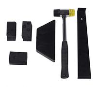 Cpolebev Laminate Wood Flooring Installation Kit Wood Flooring Installation Kit with 30 Spacers, Tapping Block, Pull Bar and Mallet