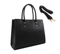 Cpolebev Laptop Bag Women 15.6-Inch Computer Work Handbag Leather Handbag Business Office Bag