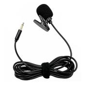 Cpolebev Lavalier Microphone Mic Stereo Audio Mini Wired Mic 3.5mm Plug for Loudspeaker Interpreter