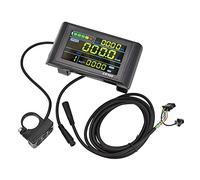 Cpolebev LCD Display Meter Control Panel SW900 24 36 48V 52V 60V Electric Scooter 6 Pins Plug Riding Speed Time Power Display