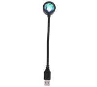 Cpolebev LED USB Sunset Lamp Night Light Projector Birthday Decoration Portable Mood Light for Bedroom Living,Sunset Red