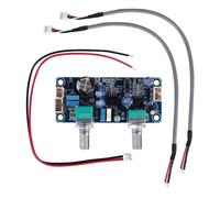 Cpolebev Low Pass Filter Bass Subwoofer Preamp Amplifier Board Single Power DC 9-32V Preamplifier with Bass Volume Adjustment
