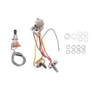 Cpolebev Lp Electric Guitar Pickups Circuit Wiring Harness 2T2V 500K Pots 3 Way Switch For Style Guitar