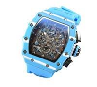 Cpolebev Luxury Mechanical Style Men's Watch Waterproof 6 Needle Run Second Watch Wine Shaped Quartz Watch 5