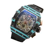 Cpolebev Luxury Mechanical Style Men's Watch Waterproof 6 Needle Run Second Watch Wine Shaped Quartz Watch 3