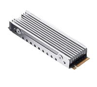 Cpolebev M.2 2280 NVMe Heatsink M.2 SSD Heatsink Cooling Pad Aluminum Dissipation with Thermal Pad for M2 2280 Ssd Easy to Use Silver