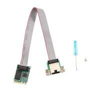Cpolebev M.2 A+E KEY 2.5G Ethernet LAN Card RTL8125B Industrial Control Network Card M.2 Gigabit Ethernet Network Card Easy Install Easy to Use