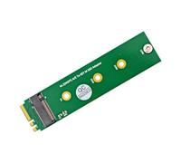 Cpolebev M.2 NGFF A/E to Key-M SSD Adapter Converter M.2 A+E to M2 NVME SSD Riser Board Support 2230 2242 2260 2280 M2 SSD Easy Install
