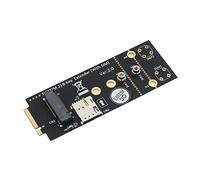Cpolebev M.2(NGFF) Key B Adapter with SIM Slot for 3G/4G/5G Module Supports NANO SIM Card and 3042/3052 Type M.2 Key B Card Size