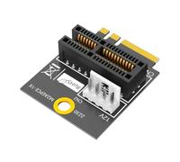 Cpolebev M.2 NGFF Key +E/E to PCI-E 1X Adapter PCI Express 1X Converter Card with Power Cable Easy Install
