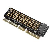 Cpolebev M.2 NVME to PCI-E 4.0 Adapter Card M.2 M-KEY Slot Supports 1U Server