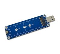 Cpolebev M.2 NVME to USB 3.0 Riser Board Converter Adapter USB 3.0 to M-Key NVME USB3.2 Adapter for 2230 2240 2260 2280 M2 SSD