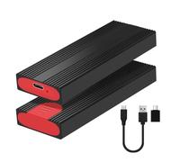 Cpolebev M.2 SSD Enclosure M.2 SSD Case PCIe SSD Case for M.2 NVMe & NGFF Hard Disk Converter for PC & Laptop NVME