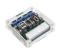 Cpolebev -M28W ATX Power Board Computer Supply Adapter Module 24Pin 5A USB Interface for Desktop Computer PC with Case