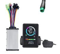 Cpolebev M7C-2 Electric Bike LCD Display 24V-60V+36V 350W Sine Wave Controller E Scooter LCD Panel for Mountain E Bike 5PIN Easy Install
